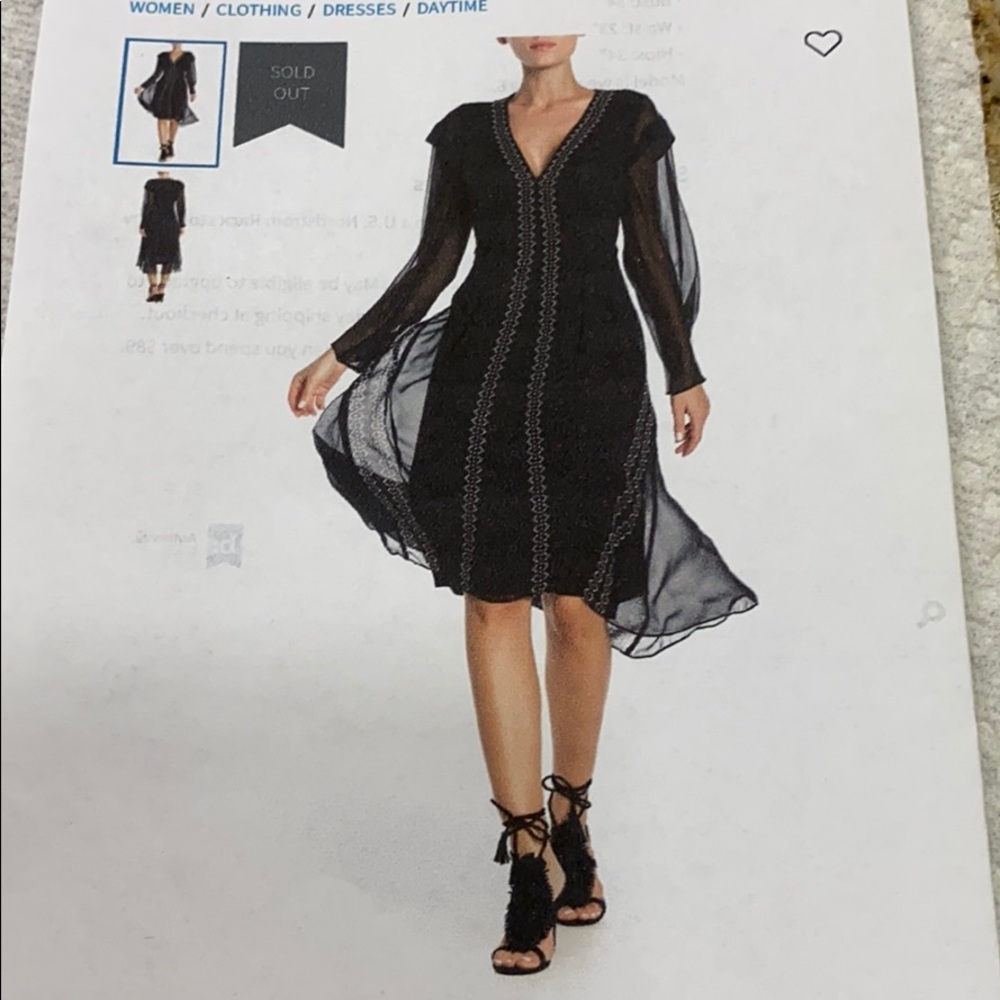 Joie Jamya Pleated Silk Dress size 4